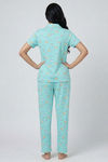 Zivame Knit Cotton Pyjama Set - Island Paradise — thumbnail 3